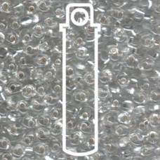 Magatamas 4mm Silver Lnd Crystal -apx 23gm (1)