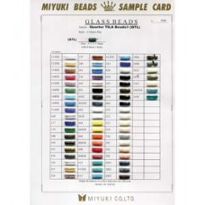 Miyuki Standard Colors Quarter Tila Smpl Card