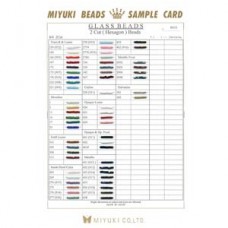 Miyuki Card Hexagon 8-0 #863-2 Miyuki Card Hexagon 8-0 #863-2