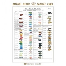 Miyuki Card Long Magatama 4x7 New Colors Miyuki Card Long Magatama 4x7 New Colors