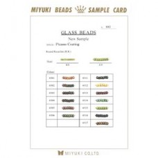 Miyuki Card 6/0 And 8/0 Picasso Coating Miyuki Card 6/0 And 8/0 Picasso Coating