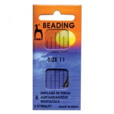Pony Beading Needle 6 #11 07806/01 5cds/bx