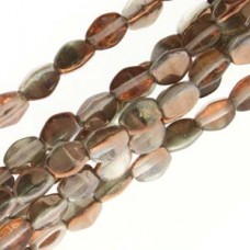 Pinch Bead 5mm Crystal Capri Gold -50bd/st-6st/bg