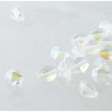 Pinch Bead 5mm Crystal Ab-50bd/st-6st/bg