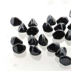 Pinch Bead 5mm Jet Hematite-50bd/st-6st/bg