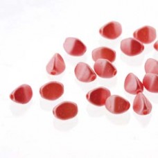 Pinch Bead 5mm Pastel Lt Coral -50bd/st-6st/bg