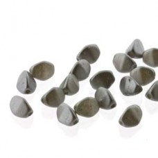 Pinch Bead 5mm Pastel Lt Grey/silver -50bd/st-6st/bg