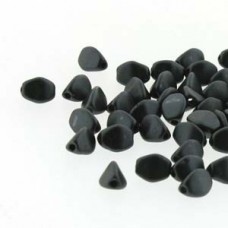 Pinch Bead 5mm Pastel Dk Grey/hematite -50bd/st-6st/bg