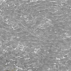 Tila 1/2 Cut Bead 5mm Crystal-50gm/bg