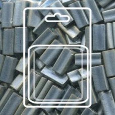 Rectangle 4x9mm Matte Met Silver Grey-apx 17gm/cd (2002)