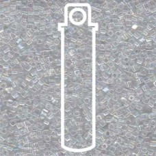 1.8mm Miyuki Cube Crystal Ab-aprx 8.2gm (250)