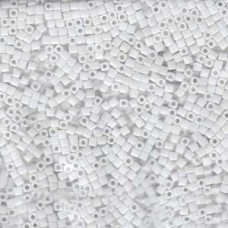 1.8mm Miyuki Cube White Ab-100gm (402FR)