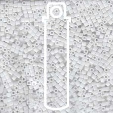 1.8mm Miyuki Cube White Ab-aprx 8.2gm (402FR)