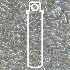 Silver Lined Crystal Miyuki 3mm Cubes Aprx 20gm/tb (1)