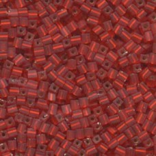Matte S/l Flame Red Miyuki 3mm Cube 250 Gram (10F)
