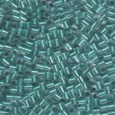 Lt Teal Lined Crystal Miyuki 3mm Cubes 250gm (2605)