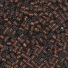 Matte S/l Dk Topaz Miyuki 3mm Cube 250 Gram (5F)