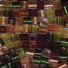 3mm Square Mix Earthtone 250 Gm (MIX07)