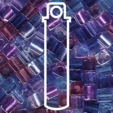 3mm Square Mix Caribbean Blue- Aprx 20gm/tb (MIX11)