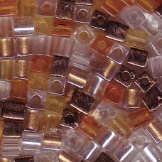 3mm Square Mix Honey Bttr 250 Gm (MIX22)