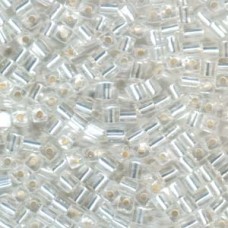 Miyuki 4mm Squares 250 Grams S/l Crystal (1)