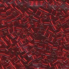 Miyuki 4mm Squares 250 Grams S/l Ruby