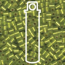 4mm Squares Matte S/l Chartruese -apx 20gm (014F)