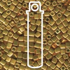 4mm Squares Metallic Gold-apx 20gm (1053)