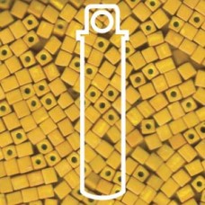 4mm Squares Mustard -apx 20gm (1233)
