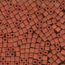 Miyuki 4mm Squares 250 Grams Terracotta (1236)