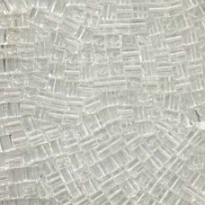 Miyuki 4mm Squares 250 Grams Crystal Clear (131)