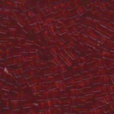 Miyuki 4mm Squares 250 Grams Transparent Ruby (141)