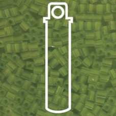4mm Squares Trnsprnt Frstd Lime -apx 20gm (143F)