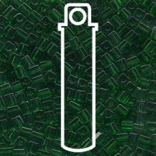 4mm Squares Trnsprnt Green-apx 20gm (146)