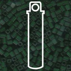 4mm Squares Trnsprnt Frstd Green -apx 20gm (146F)