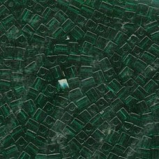 Miyuki 4mm Squares 250 Grams Transparent Emerald (147)