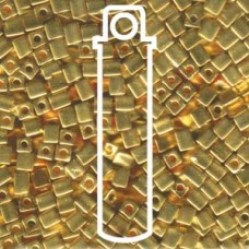 4mm Squares 24k Yellow Gold Pltd-apx 20gm (191)