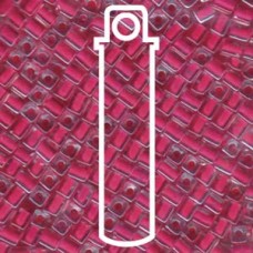 4mm Squares Color-lined Hot Pink -apx 20gm (208) 4mm Squares Color-lined Hot Pink -apx 20gm (208)