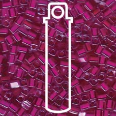 4mm Squares Color-lined Fuchsia-apx 20gm (209)