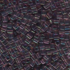 Miyuki 4mm Squares 250 Grams Transparent Rainbow Lilac (256)