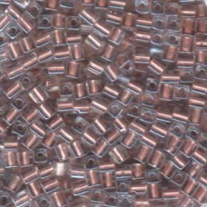 Miyuki 4mm Squares 250 Grams Color-lined Metallic Copper (2602)