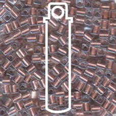 4mm Squares Color-lined Mtlc Copper -apx 20gm (2602)