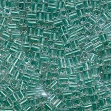 Miyuki 4mm Squares 250 Grams Color-lined Metallic Teal (2605)