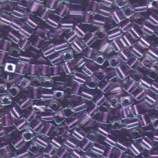 Miyuki 4mm Squares 250 Grams Color-lined Metallic Violet (2607)