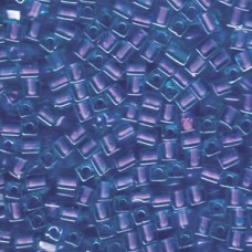 Miyuki 4mm Squares 250 Grams Color-lined Blue/violet (2640)