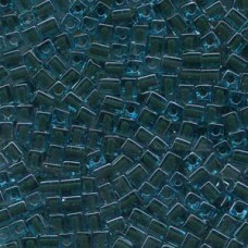 Miyuki 4mm Squares 250 Grams Color-lined Blue-black (2641)
