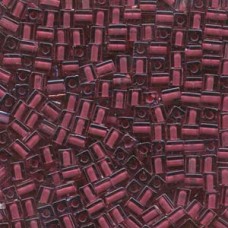 Miyuki 4mm Squares 250 Grams Color-lined Pink/red (2649)