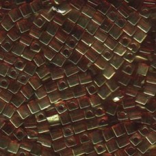 Miyuki 4mm Square 250 Grams Gold Luster Rose (310)