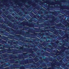 4mm Squares Cobalt Lnd Sapphire Ab-250gm/bg (353)