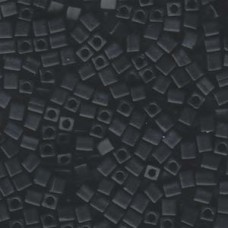Miyuki 4mm Squares 250 Grams Matte Opaque Black (401F)